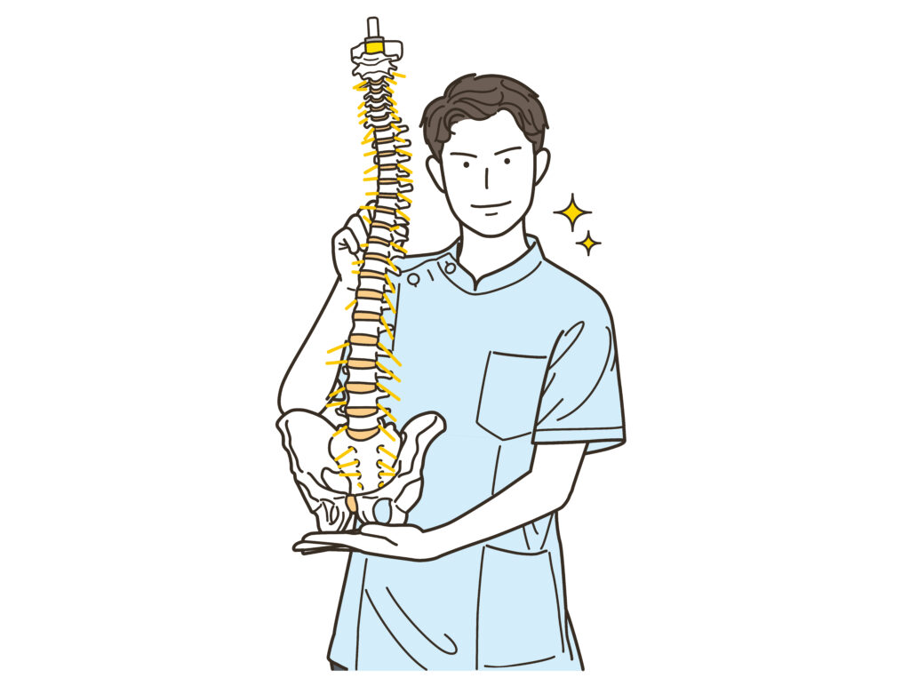 骨盤矯正をお勧めする 男性の画像