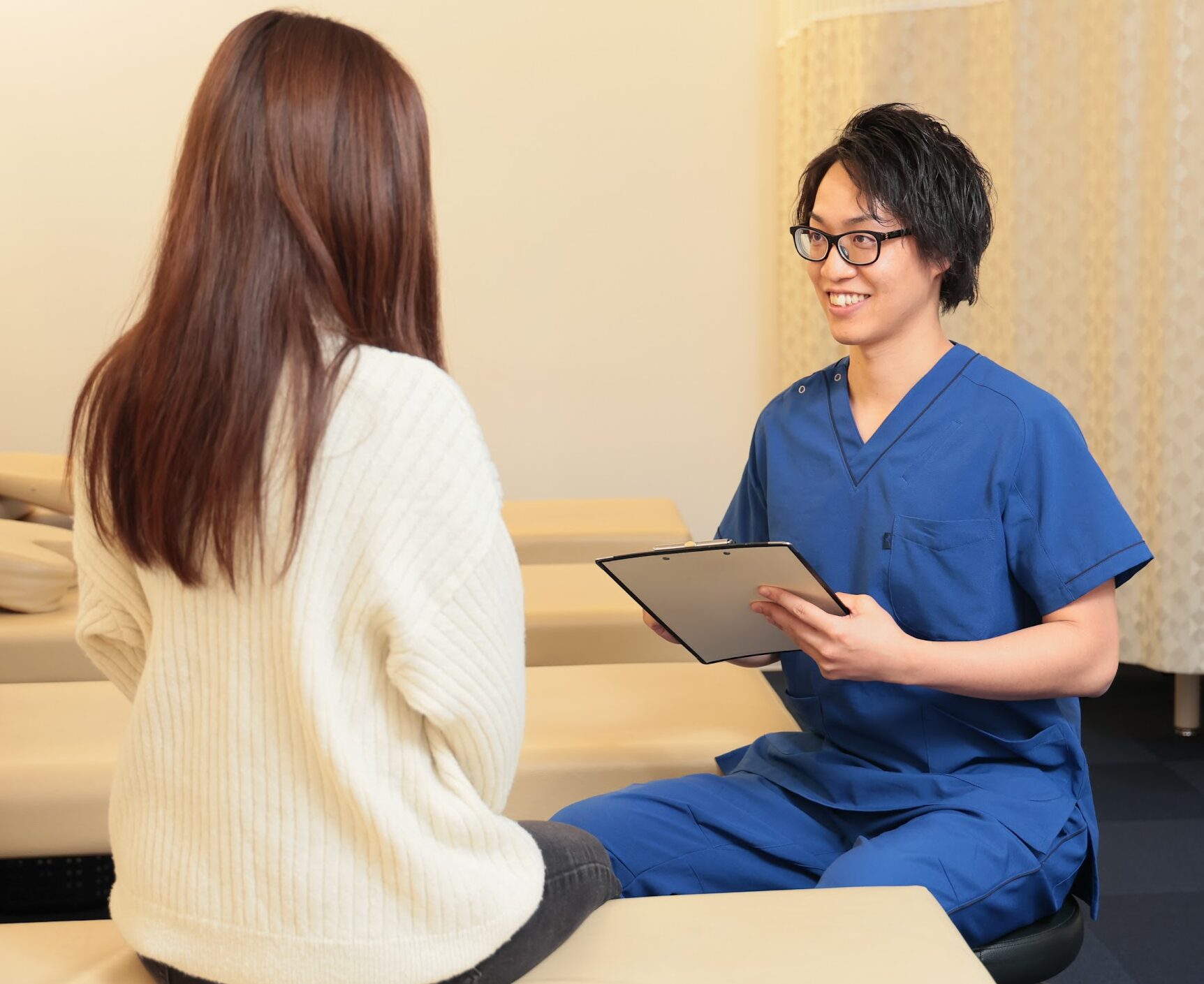 カウンセリングをする様子